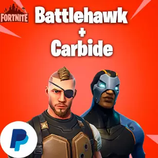 Fortnite Account with skins: Battlehawk + Carbide